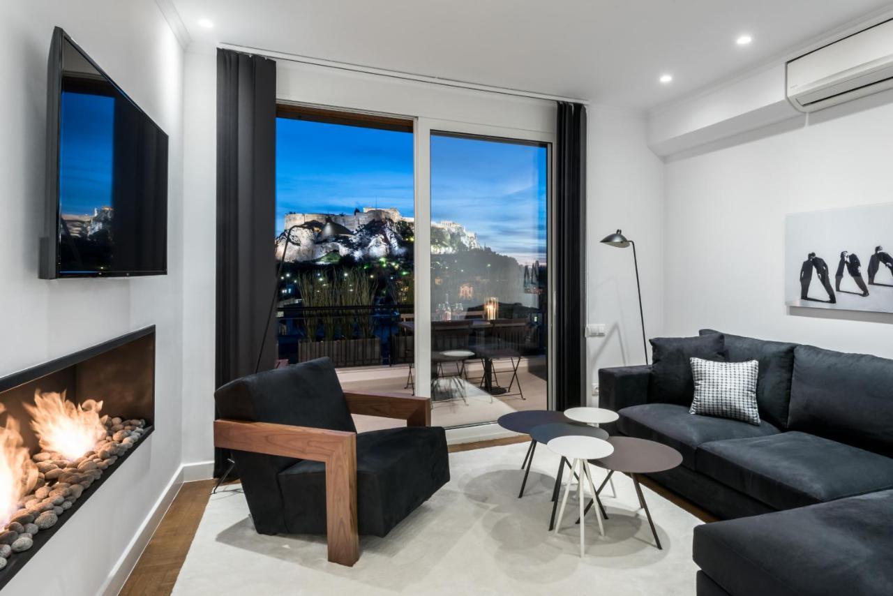 Executive 2 Bdr Suite In Plaka - Acropolis View アテネ エクステリア 写真